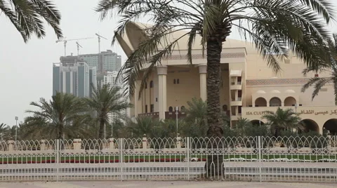 Modern Arab Architecture Stock Footage 47871388