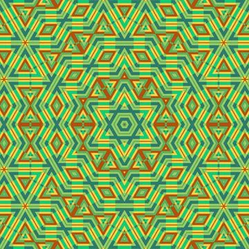 Modern Arabesque ethnic texture design Stock Illustration