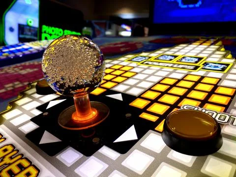 Modern Arcade Game Controls Foto stock