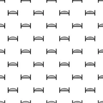 Modern arch bridge pattern vector seamless 스톡 일러스트