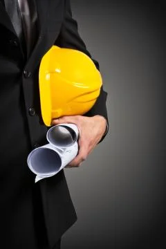 Modern architect concept. Stock Photos