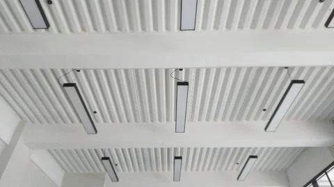 Modern Architectural Design with Repeating Patterns and Lines. Stock Photos