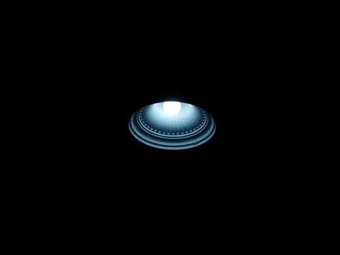 Modern Architectural Recessed Ceiling Light Fixture in Dark Фото