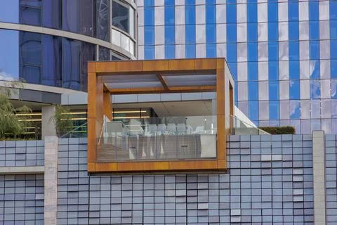 Modern Architectural Structure in Perth, Australia Foto stock