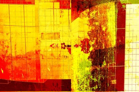 Modern architecture - abstract composition Stock Illustration