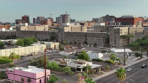 Modern Architecture and Contemporary Design in Tempe Arizona ASU campus near 스톡 동영상 342779423