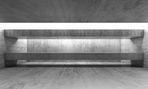 Modern architecture background, 3d render Illustrazione stock