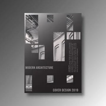 Modern architecture background design for printing products Stock Illustration