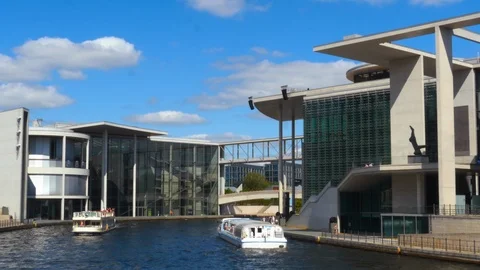 Modern architecture in Berlin Stock Footage 95325954