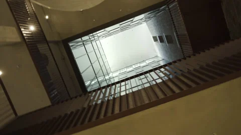 Modern architecture building abstract camera movement Stock Footage 228971286