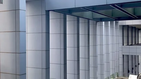 Modern architecture building Stock Footage 245846644