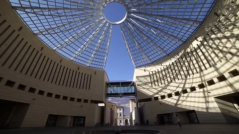 Modern Architecture building view Stock Footage 86320133