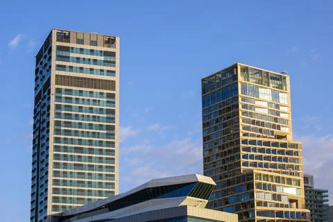 Modern Architecture design - King Abdullah Financial District , KAFD Stock Photos