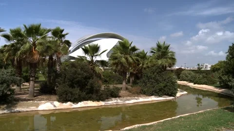 Modern architecture Stock Footage 5505503