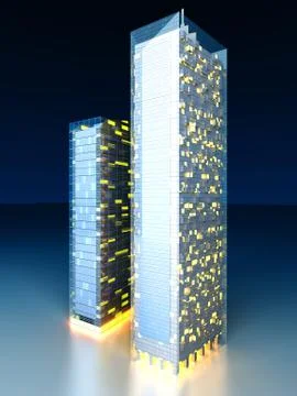 Modern architecture. Stock Illustration