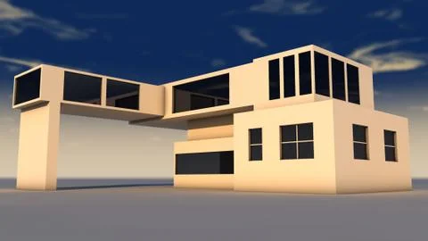 Modern architecture Stock Illustration