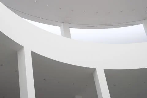 Modern architecture interior Stock Photos