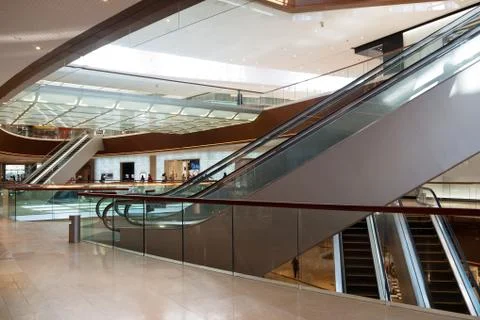 Modern architecture interior Stock Photos