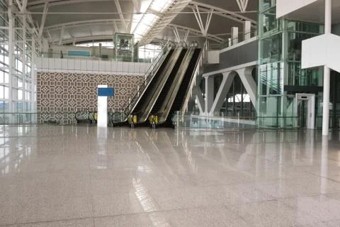 Modern architecture interior Stock Photos