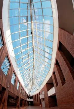 Modern architecture interior Stock Photos