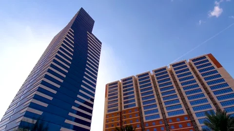 Modern architecture in the Kingdom of Saudi Stock Footage 280129507