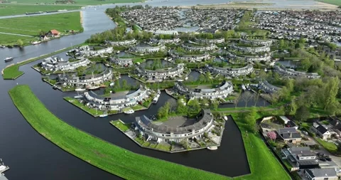 Modern architecture in the netherlands Stock Footage 273045178