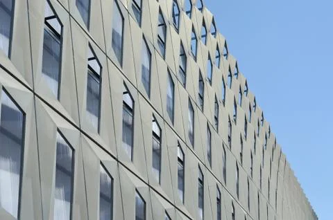 Modern architecture pattern of a stadium Stock Photos