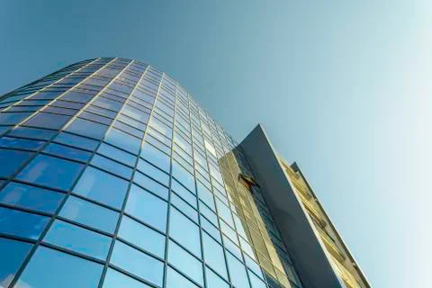 Modern architecture with reflection Stock Photos