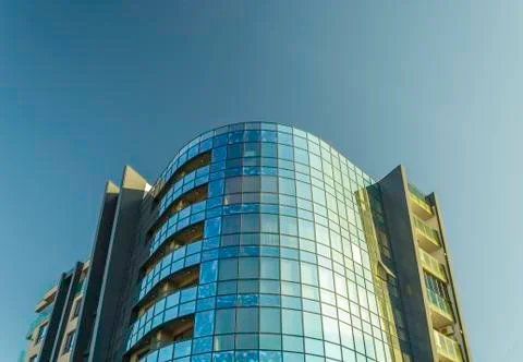 Modern architecture with reflection Stock Photos