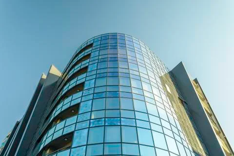 Modern architecture with reflection Stock Photos