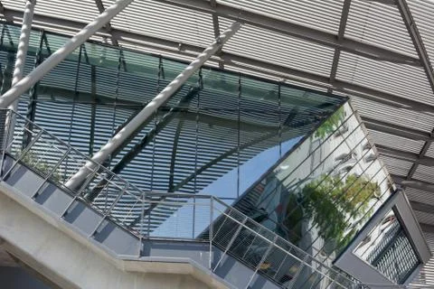 Modern Architecture with Reflections Foto stock