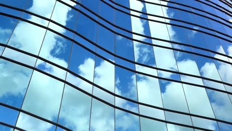Modern Architecture: Sky Reflections Stock-Footage 339269858