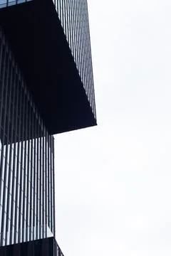 Modern architecture skyscraper building. Cube shapes. Conference and business Stock-Fotos
