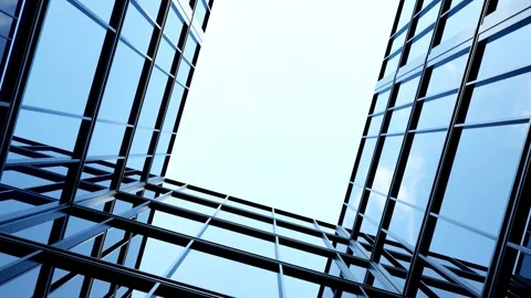 Modern architecture, Skyscraper corporate office building Stock Footage 334910655