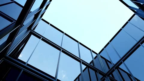 Modern architecture, Skyscraper corporate office building Stock Footage 334910660
