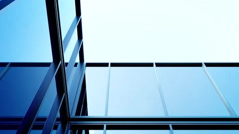Modern architecture, Skyscraper corporate office building Stock Footage 334910718