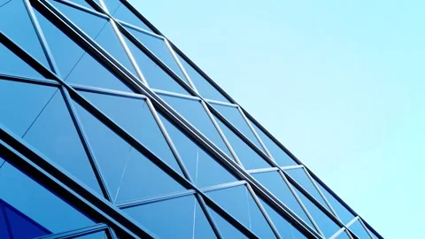Modern architecture, Skyscraper corporate office building Stock Footage 334910876