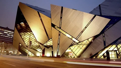 Modern Architecture Time Lapse 動画素材 71043655