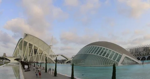 Modern Architecture in Valencia 11 Vídeos de archivo 80223087