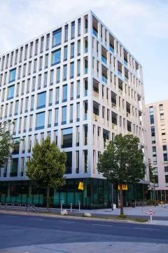 Modern architecture in Vienna, Austria Stock Photos