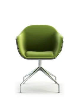 Modern armchair 3d rendering Stock Illustration