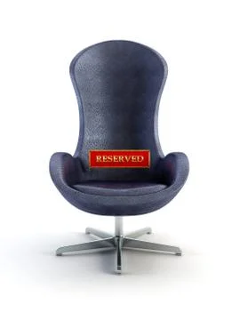 Modern armchair 3d rendering Stock Illustration