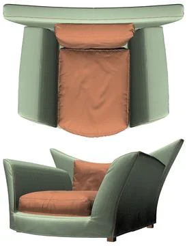 Modern Armchair Vector 스톡 일러스트