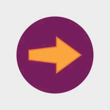 Modern arrow icon Stock Illustration