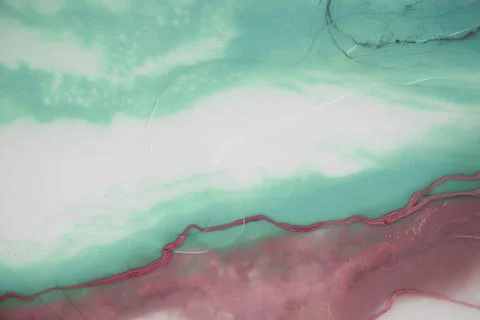 Modern art background. abstract epoxy resin painting. Liquid flow texture pai Stock Illustration