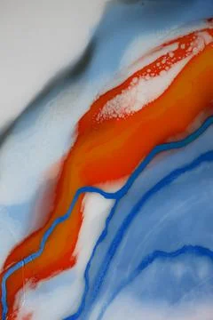 Modern art background. abstract epoxy resin painting. Liquid flow texture pai Stock Illustration