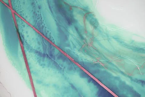 Modern art background. abstract epoxy resin painting. Liquid flow texture pai Stock Illustration