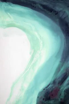 Modern art background. abstract epoxy resin painting. Liquid flow texture pai Stock Illustration