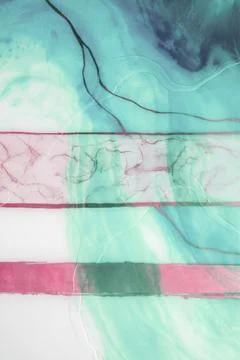 Modern art background. abstract epoxy resin painting. Liquid flow texture pai Stock Illustration