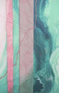 Modern art background. abstract epoxy resin painting. Liquid flow texture pai Stock Illustration